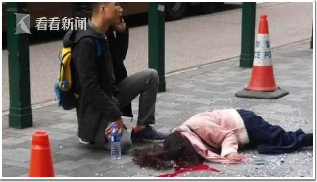 香港某酒店外窗掉落，砸中一內(nèi)地女游客導(dǎo)致斃命(圖1)