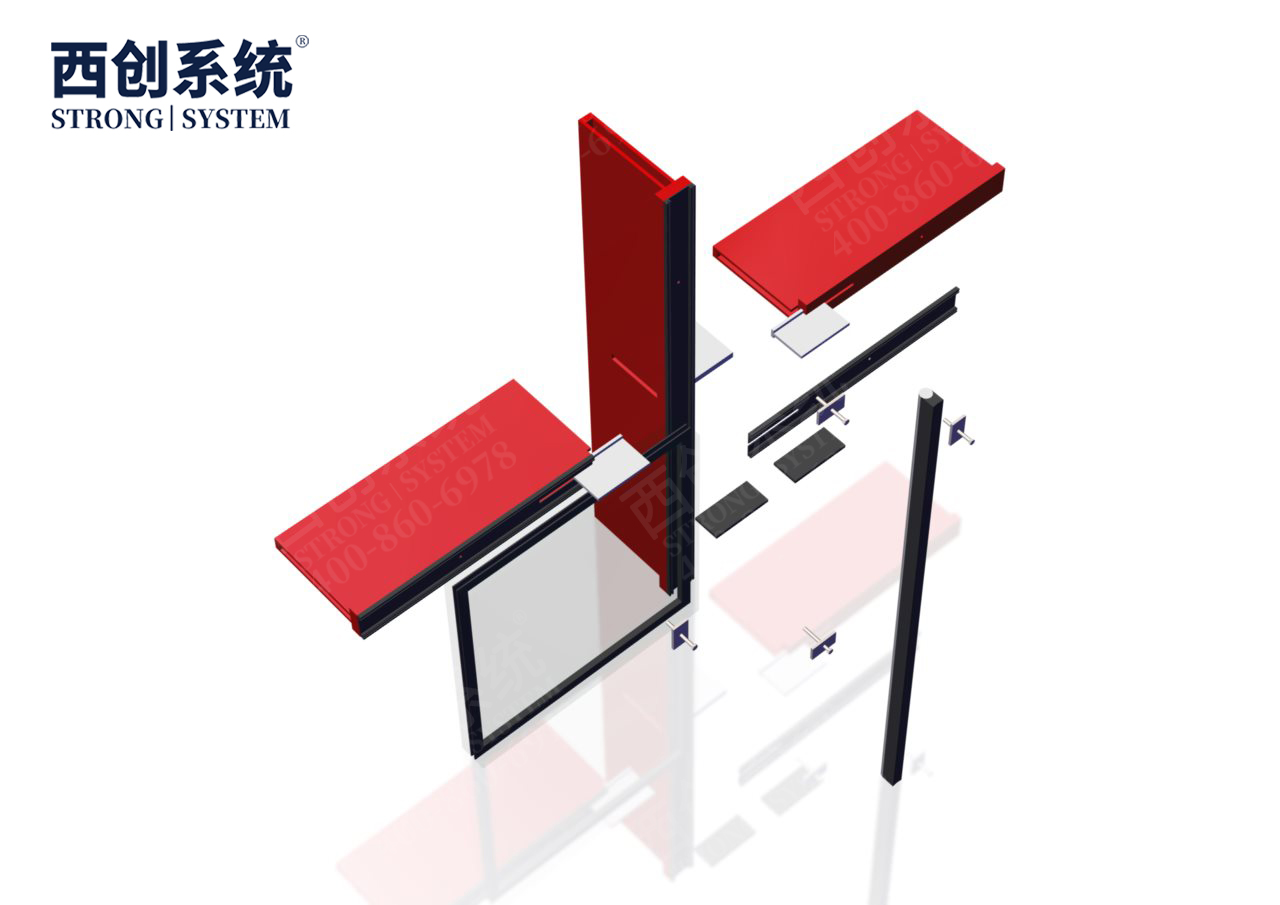 美國·加利福尼亞州項目凸型精制鋼極窄邊框玻璃幕墻系統(tǒng)——西創(chuàng)系統(tǒng)(圖17)