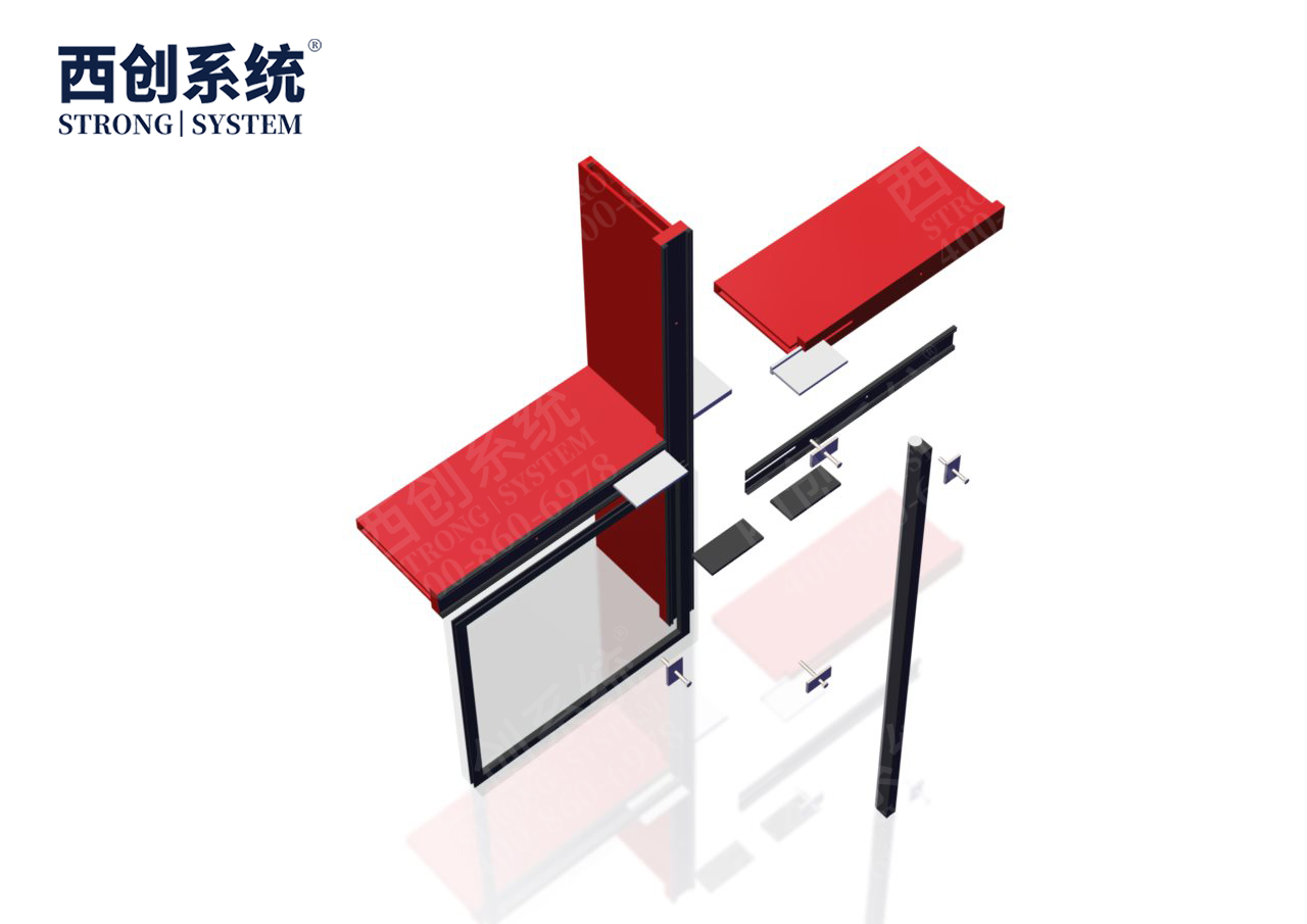 美國·加利福尼亞州項目凸型精制鋼極窄邊框玻璃幕墻系統(tǒng)——西創(chuàng)系統(tǒng)(圖13)